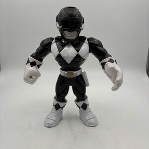Power Rangers Black Ranger 10" Action Figure Toy 2000s